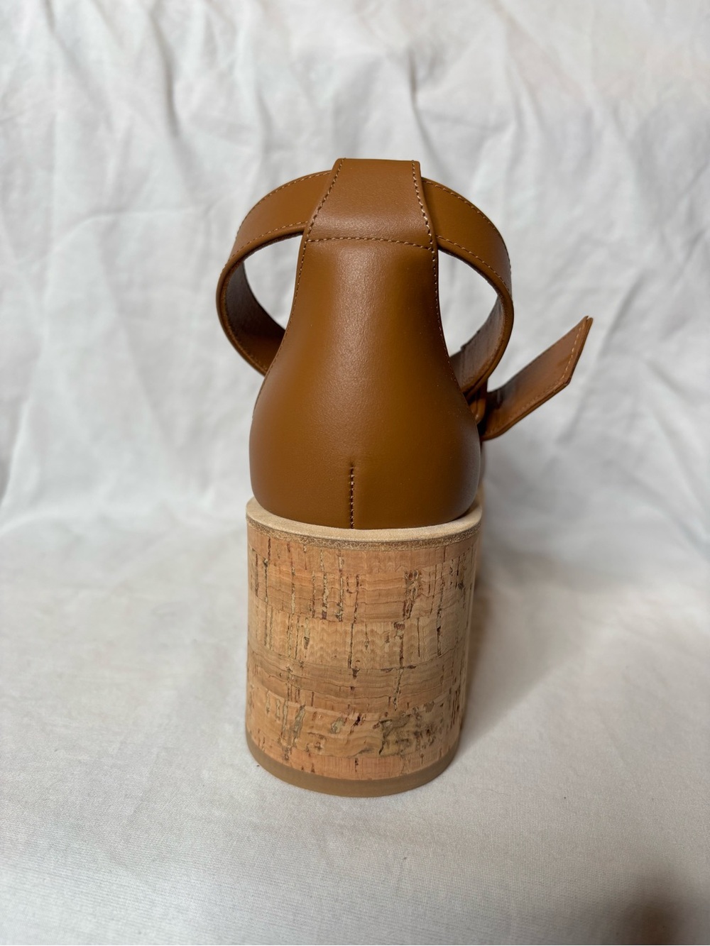 Hermes Brown Cork Wedge Sandals - Picture 8 of 12
